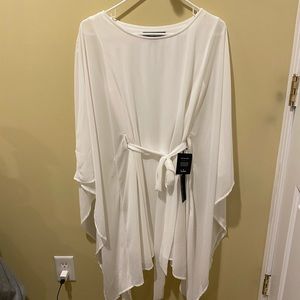 NWT Lulu’s White Kimono Dress